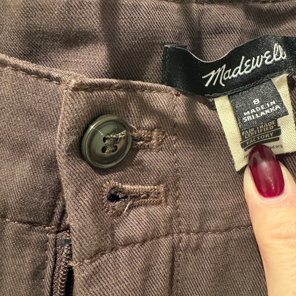 Madewell Harlow Wide-Leg Trousers in Drapey Twill - Picture 4 of 4